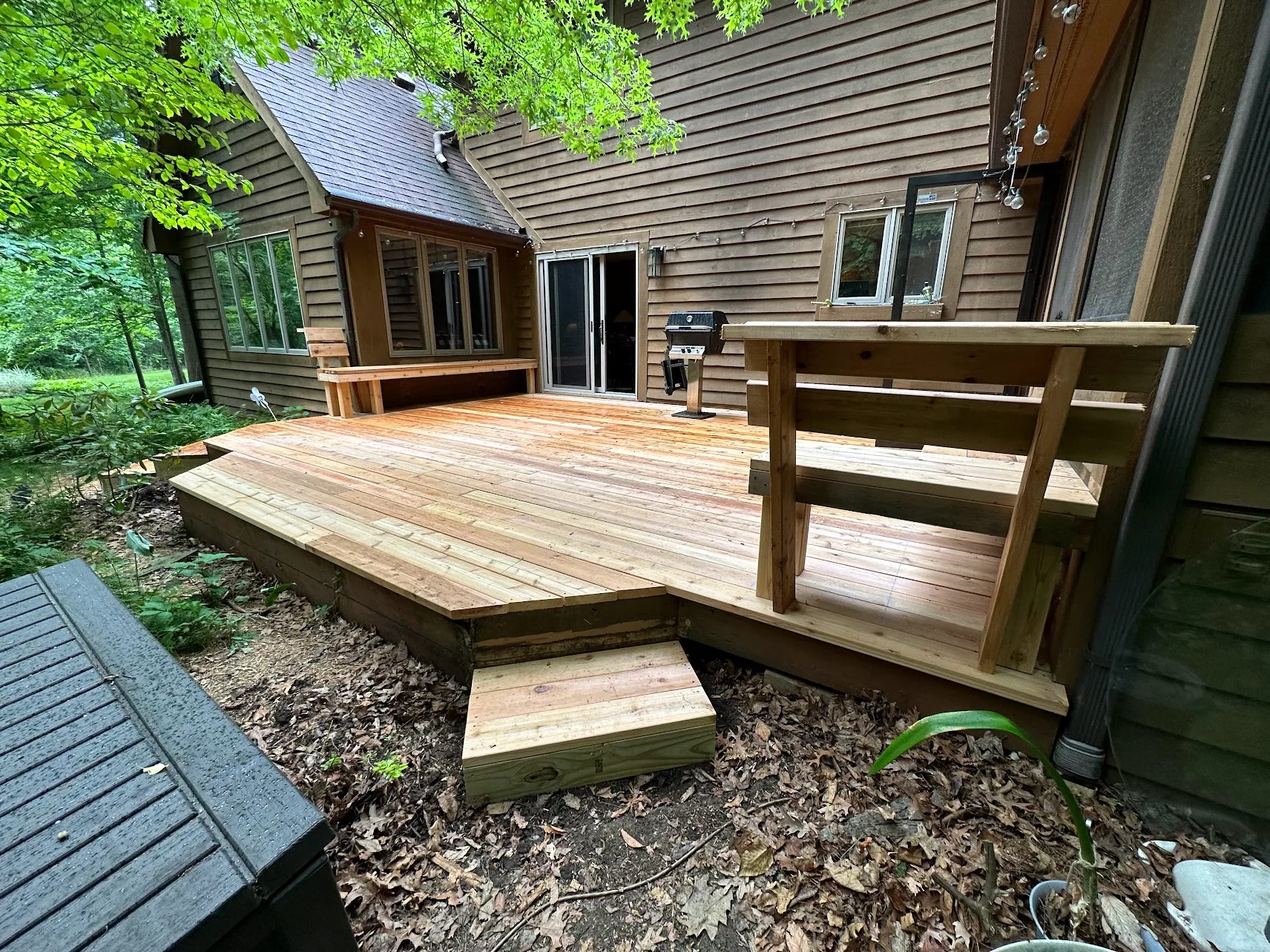 Deck repair and construction project in Reynoldsburg Ohio